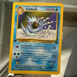 Pokemon Golduck Trading Card